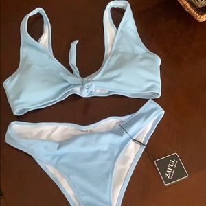 Blue Zaful suit! Medium bottoms, Large top